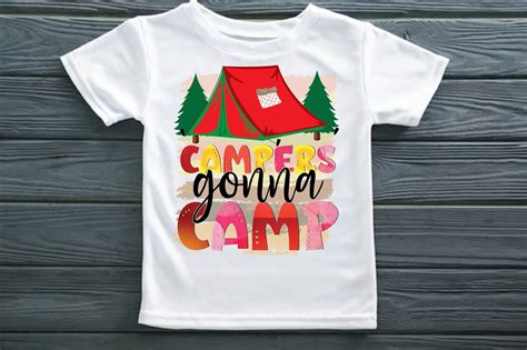 Camper Gonna Camp Sublimation Png Graphic By Ak Artwork · Creative Fabrica