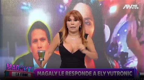 Magaly Medina Le Recuerda A Ely Yutronic Que Se Hizo Conocida Por