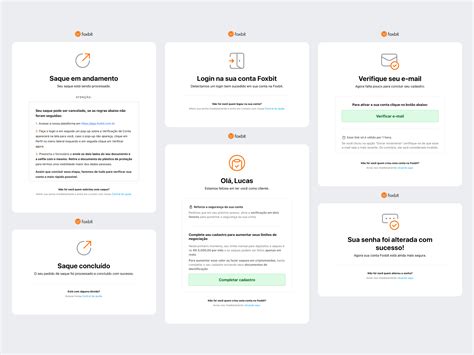 Transactional emails template by Fabio Oliveira on Dribbble