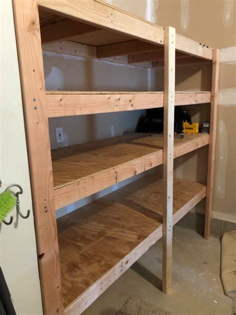 Diy Storage Shelves With 2x4s And Plywood Artofit