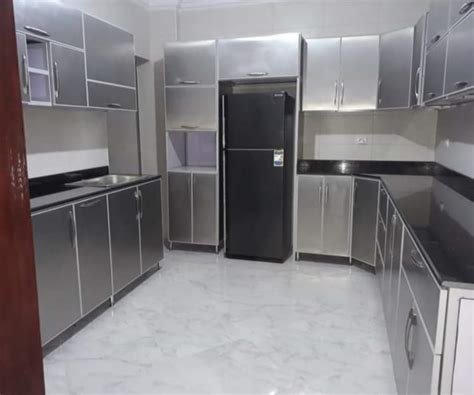 Aluminium Modular Kitchen Finished Products Kitchen Modern AL