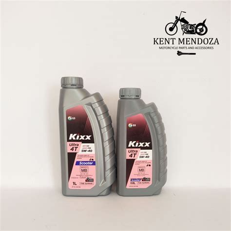 Scooter Engine Oil Kixx Ultra T Api Sn Jaso Mb W Ml L Fully