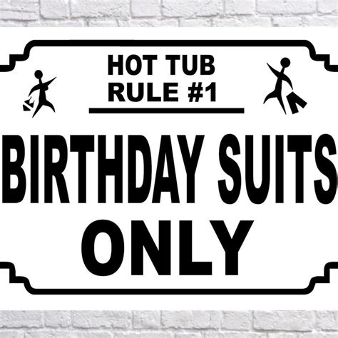 Hot Tub Signs Etsy
