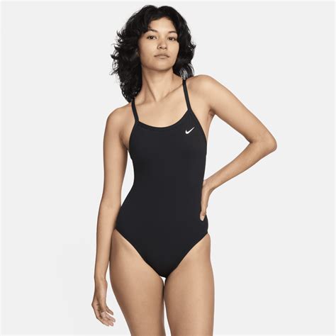 Nike Hydrastrong Racerback One Piece Swimsuit Black Editorialist