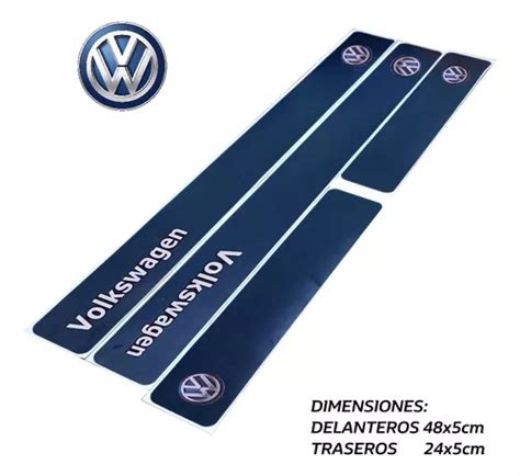 Cubre Zocalos Calco Vinilo Volkswagen Todo Modelo Logos En Venta En