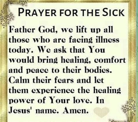 Pin By Alicia Wellman On New Prayers Prayer For The Sick Prayers For