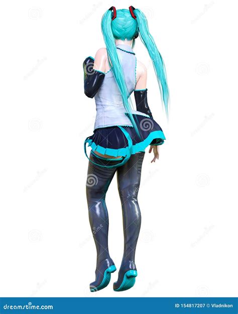 3d Comics Cosplay Anime Girl Stock Illustration Illustration Of Artificial Cartoon 154817207