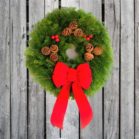 #3 Classic Balsam Fir Wreath - Whitney Wreath