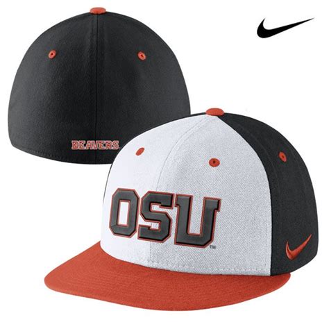 Oregon State Beavers Nike Dri Fit True Authentic Fitted Hat White