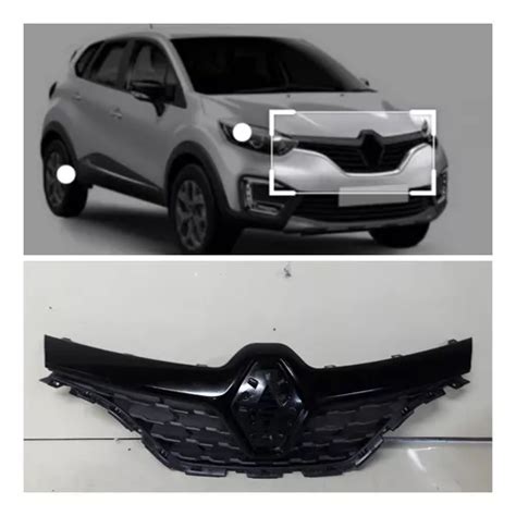 Grade Dianteira Frontal Captur 2017 A 2019 Original Parcelamento Sem