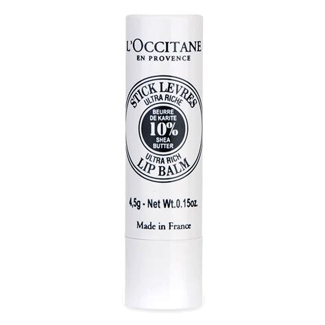 Loccitane Shea Butter Ultra Rich Lip Balm Peters Of Kensington