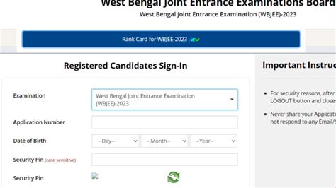 Wbjee Result 2024 Link Out Download West Bengal Jee Rank Card At