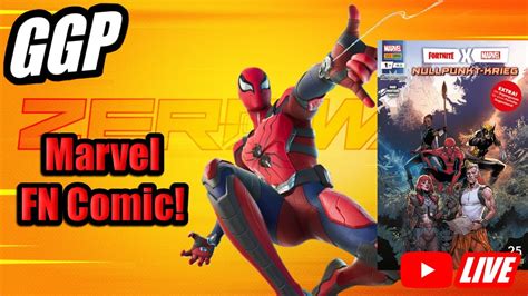 Erster Marvel Fortnite Comic 🕷️🕸️ Spider Man Zero Skin Level 100