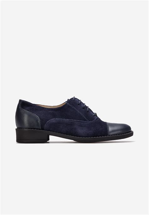 Scarpe Oxford Donna Genave Blu Zapatos