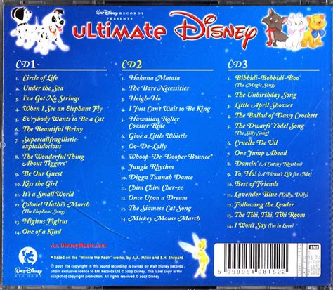 Film Music Site Ultimate Disney Soundtrack Various Artists Various