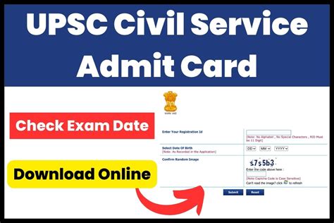 UPSC Civil Service Admit Card 2023 OUT Check CSE Prelims Exam Date