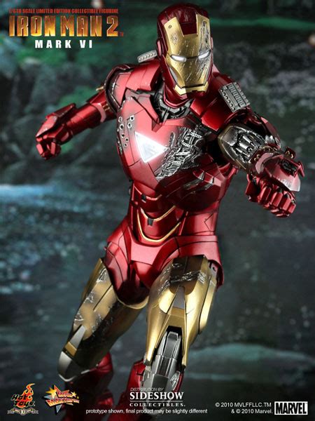 Iron Man Mark VI da Hot Toys em escala Grandes Coleções