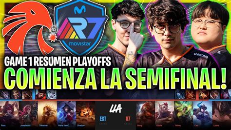 COMIENZA LA GRAN SEMIFINAL DE JOSEDEODO EST Vs R7 GAME 1 RESUMEN LLA