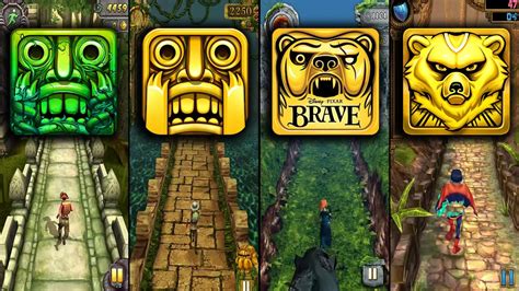 Temple Run Lost Jungle Vs Temple Run Vs Temple Run Brave Vs Spirit