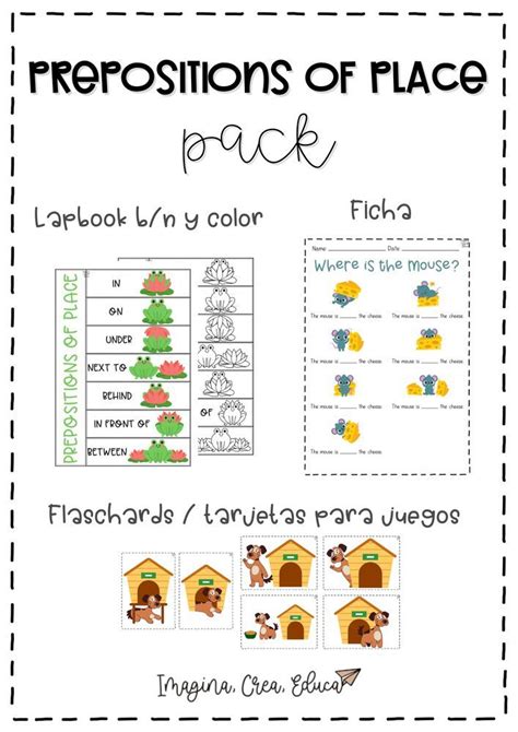 Prepositions Of Place Material De La Siguiente Asignatura English