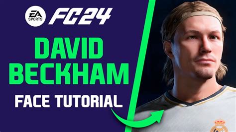 David Beckham Face Tutorial Ea Fc Youtube