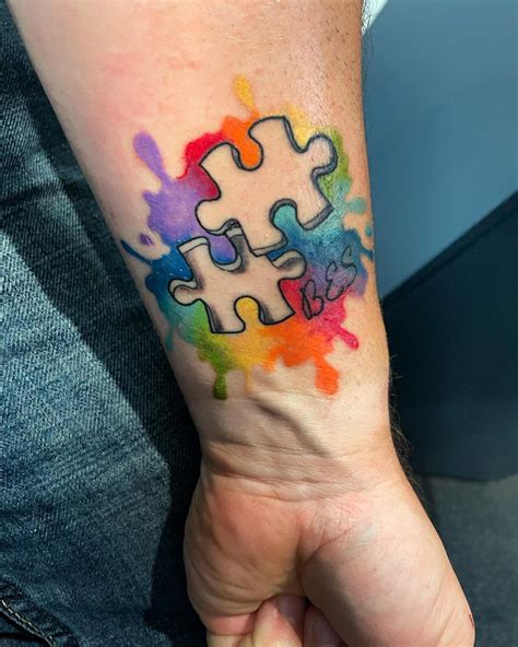 Autism Tattoos 30 Inspirational Design Ideas To Raise Awareness Artofit