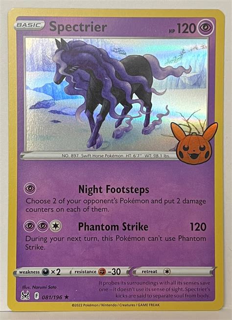 Spectrier Holo Prices Pokemon Trick Or Trade Pokemon Cards