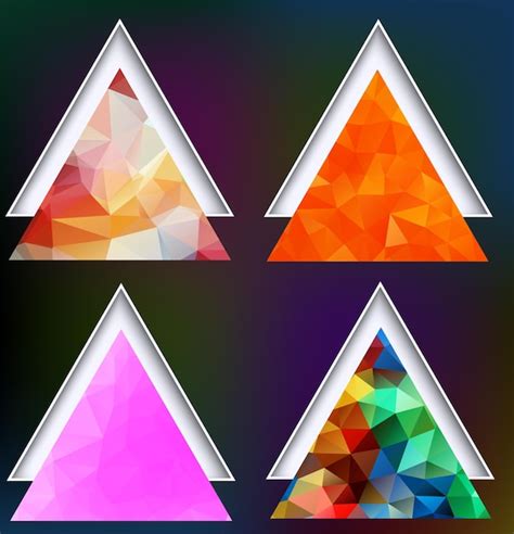 Formas Geom Tricas Poligonales Vector Premium