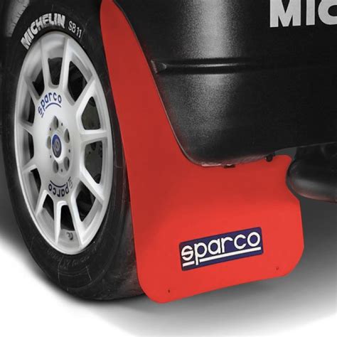 Sparco 03791RS Red Mud Flaps