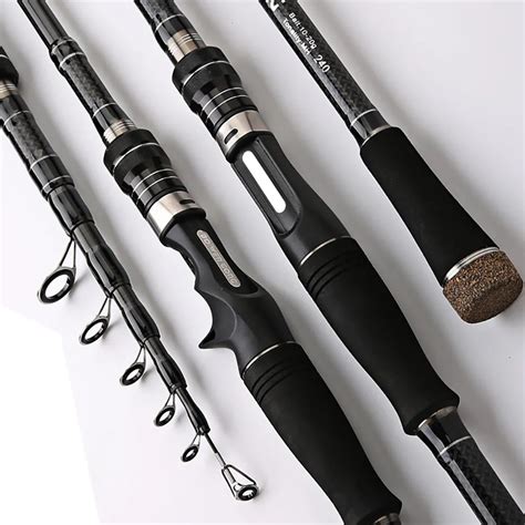 M M M M M Portable Telescopic Fishing Rod Carbon Fiber