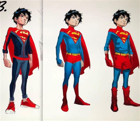 First Superboy Jon Kent Costume Concept Art By Jorge Jimenez Arte Conceitual Personagens De