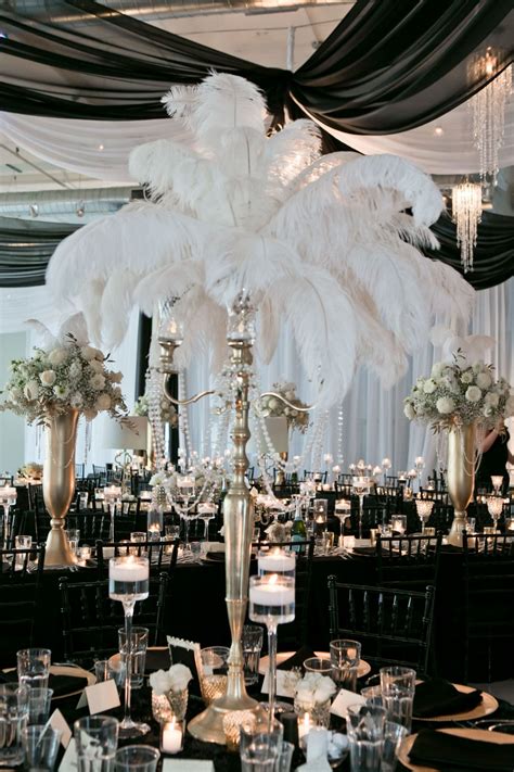 gatsby themed wedding centerpieces - Laureen Lombardo