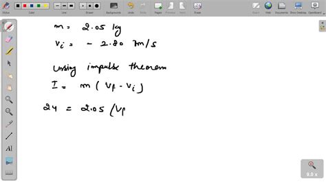 Solved A Particle With A Mass Of Kg Is Acted On By A Force Fx