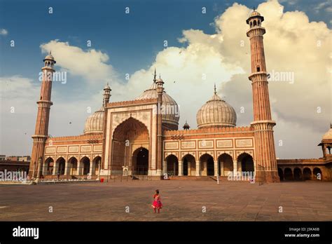 Historic Jama Masjid Mosque Also Known As The Masjid I Jahan Numa At