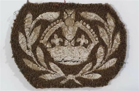 Ww Ww British Army Rank Badge Patch Warrant Officer Class Kings