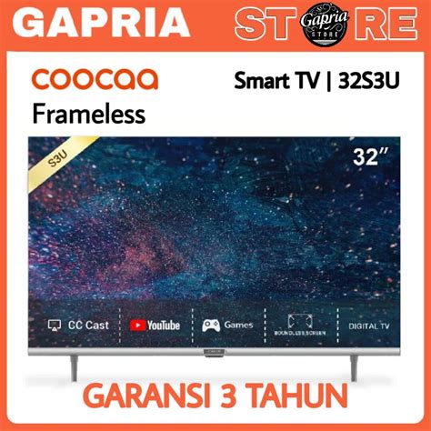 Coocaa Inch Smart Tv Digital Led S U Frameless Os Coocaalita