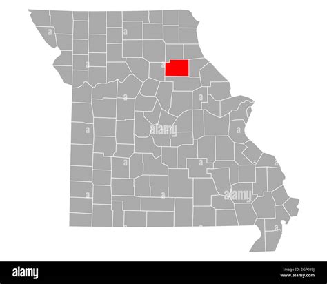 Map Of Monroe In Missouri Stock Photo Alamy