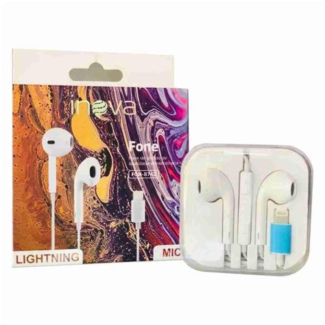 Fone Ouvido Earpods Conector Lightning Branco Apple Original