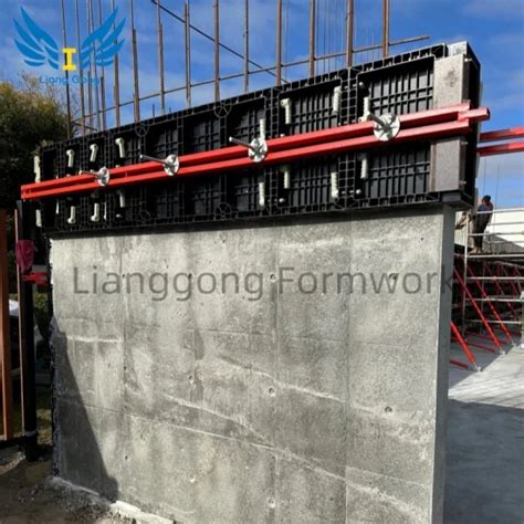 China Factory Supply Plastic Formwork System Reusable Concrete Wall