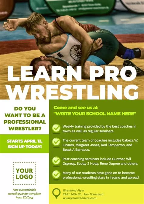 Wrestling Flyer Templates To Customize Online