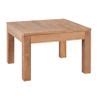 Mesa De Centro Madera Teca Maciza Acabado Natural X X Cm Marr N