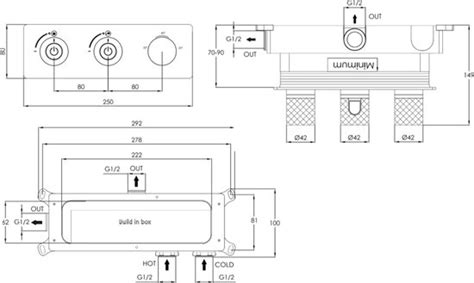 Ben Engraved Cross Thermostaat Afbouwdeel Met Omstelrichting Rvs Look