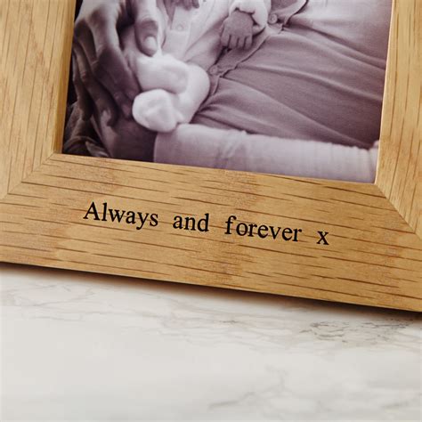 Personalised Oak Photo Frames Mijmoj