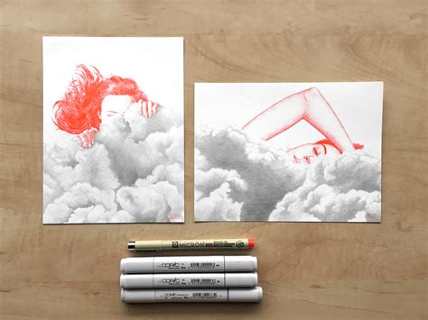 How To Draw Clouds With Copic Markers Howto Techno