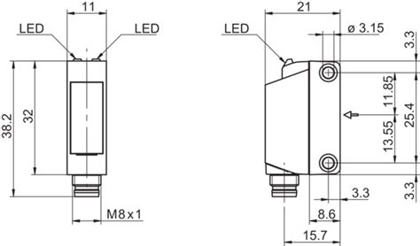 O Ep Gdzzz N Through Beam Sensors Baumer Usa