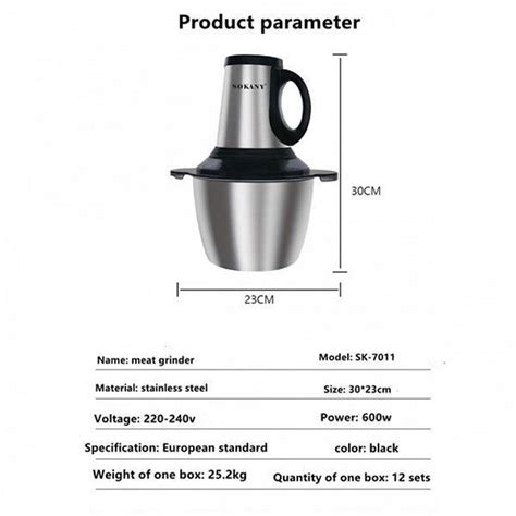 Sokany SK-7011 Multi-Cutter 600W with 3lt Container » Gadget mou