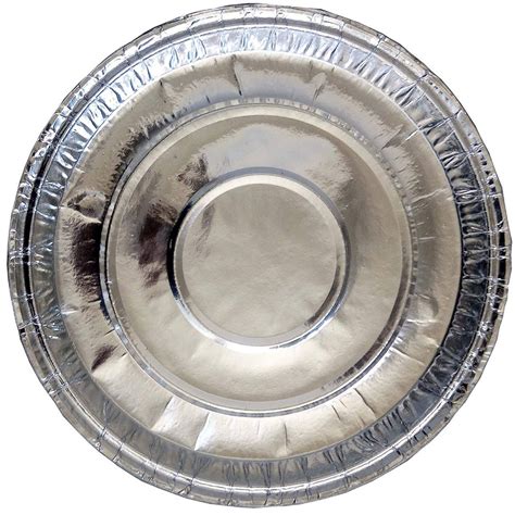 Kiran Udyog 5 5 Inch Silver Foil Paper Plates For Event And Party