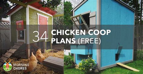 34 DIY Chicken Coop Plans that are Easy to Build (100% Free)