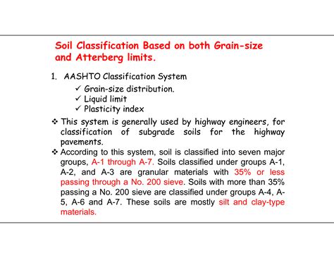 Solution Aashto Soil Classification 3 Compatibility Mode Studypool