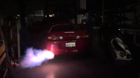 Mk4 Toyota Supra Shoots Huge Flames Youtube